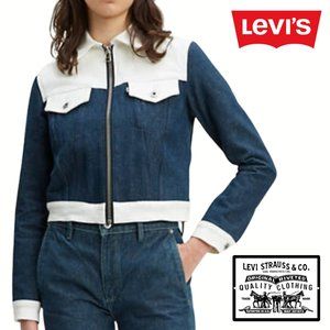 Levi Strauss & Co Cropped Jean Jacket Size Medium (NWT)
